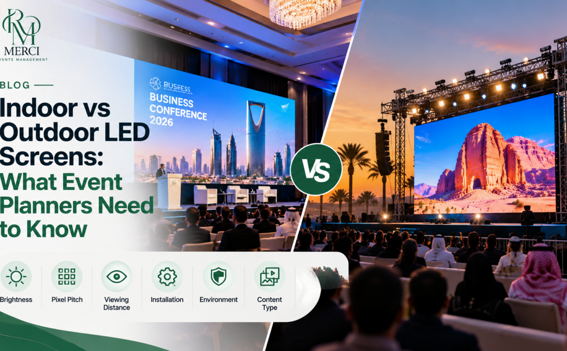 indoor vs outdoor LED screens