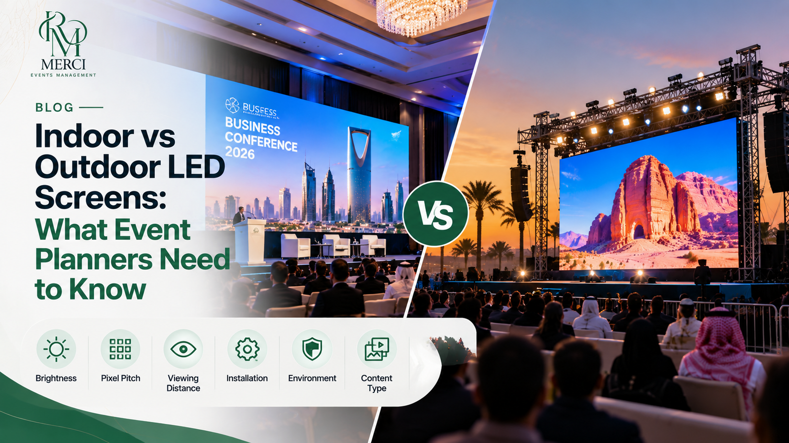indoor vs outdoor LED screens